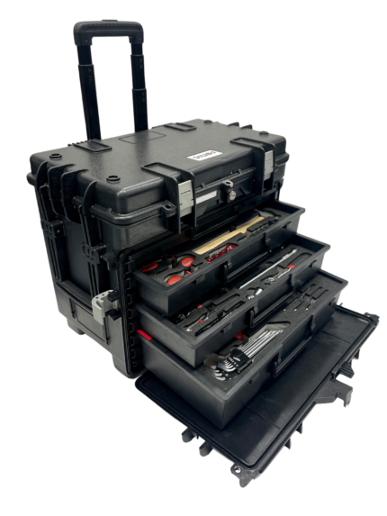 Sonic - Aviation Toolset with Mobile Toolcase - Basic, 145-PCS - 01450S
