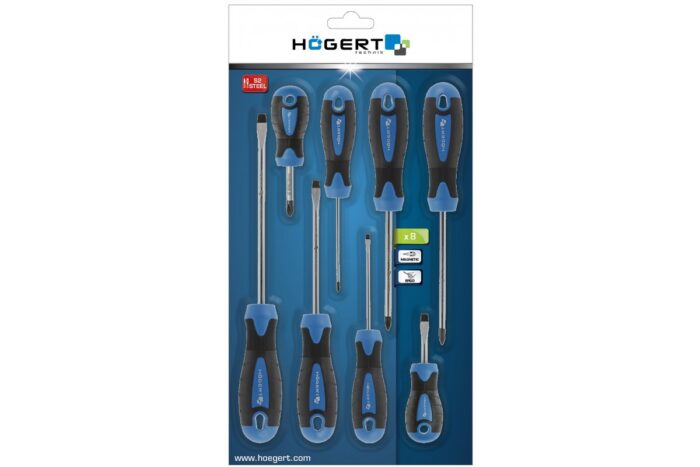 Screwdrivers set 8pcs S2 – HT1S096