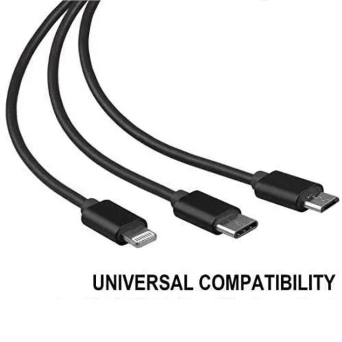 BLACKCAT ZapFold 3-in-1 Retractable Cable